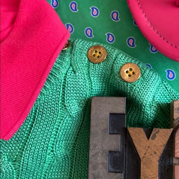 🏇LAUREN RALPH LAUREN Cotton Cable Knit Sweater - Picture 4 of 8